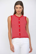Southern Saturday Sleeveless Sweater