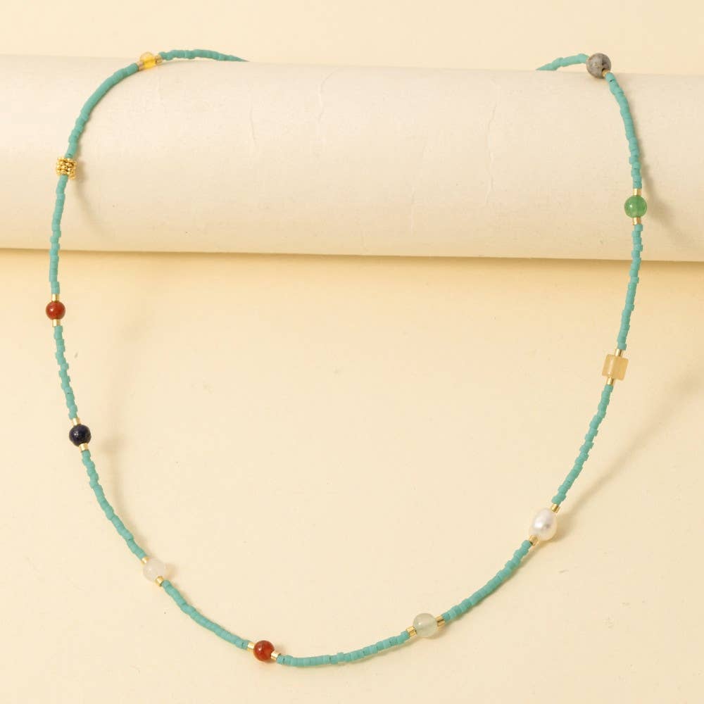 Coastline Beaded Necklace
