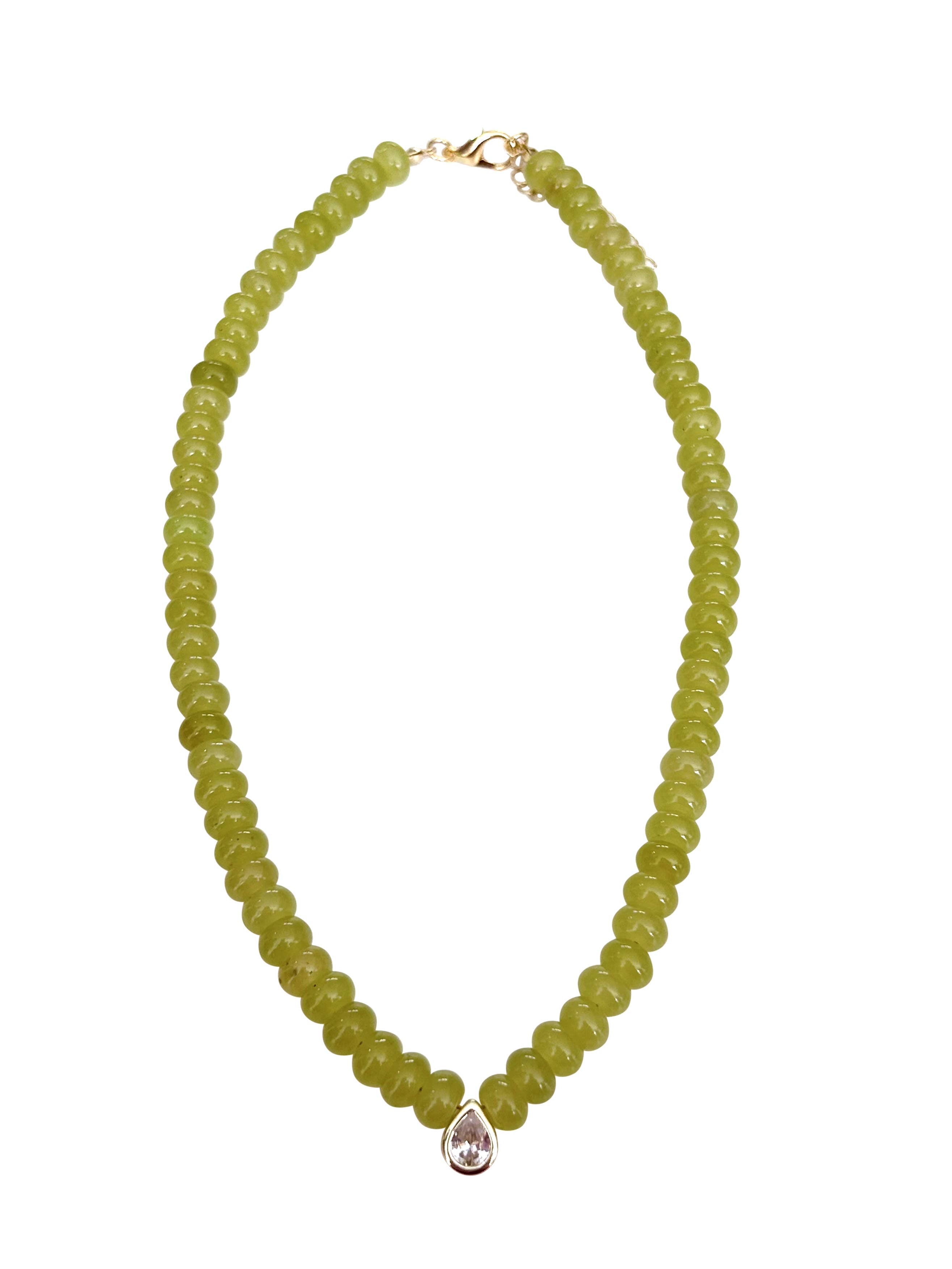 Dori Teardrop Beaded Necklace