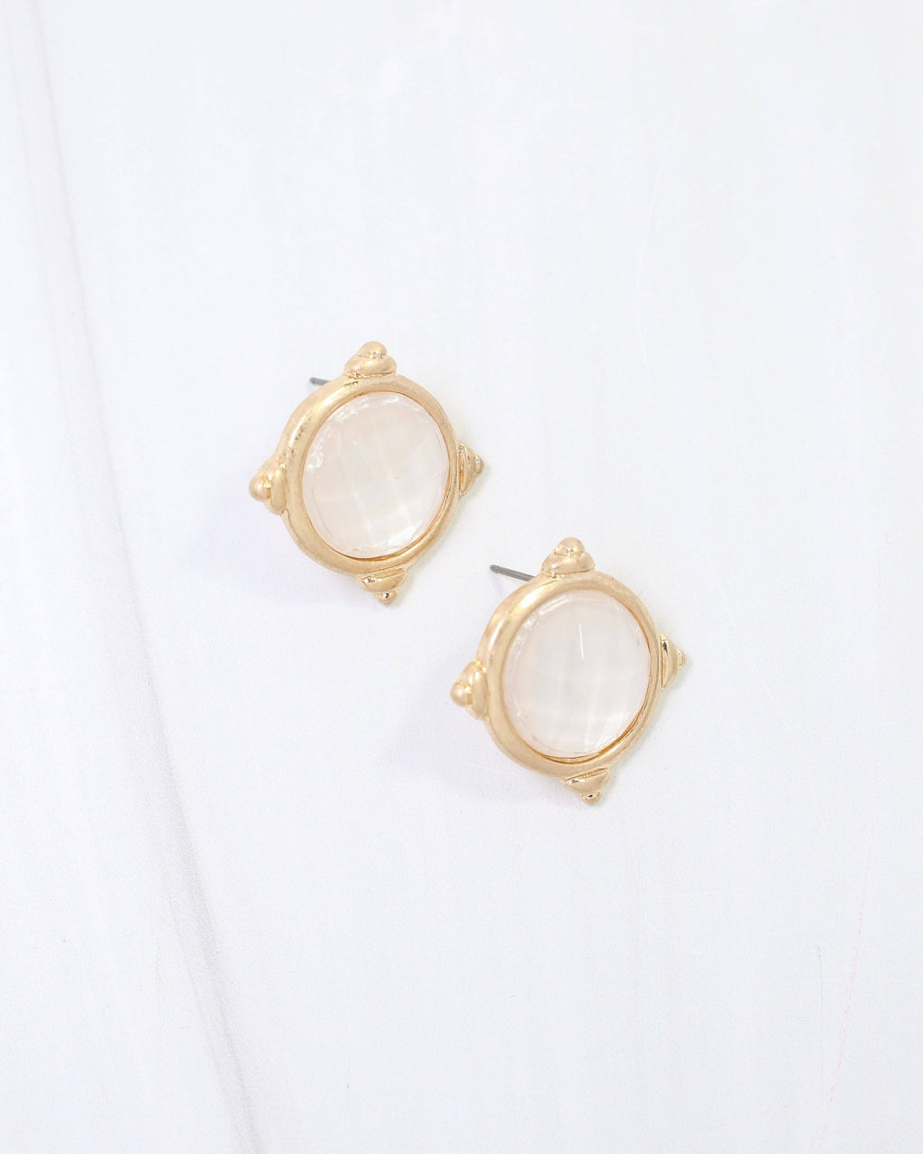 Rochester Facited Stud Earring