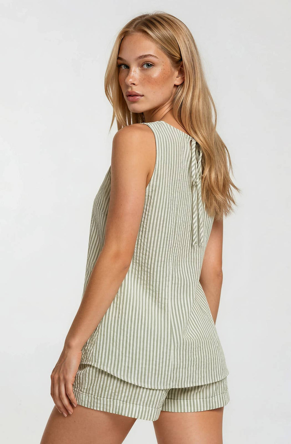 Julia Striped Matching Set