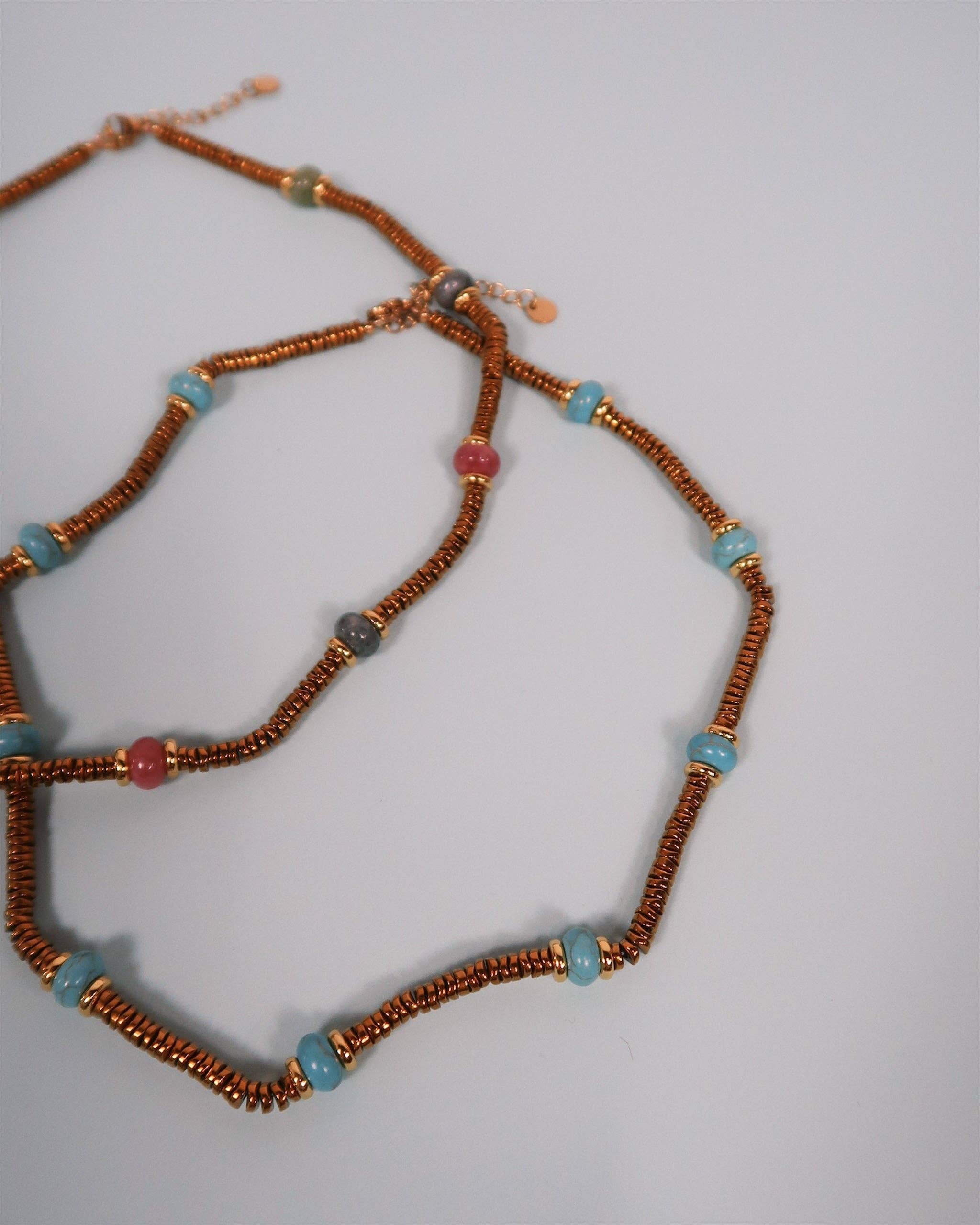 Nora Beaded Necklace : Multicolor