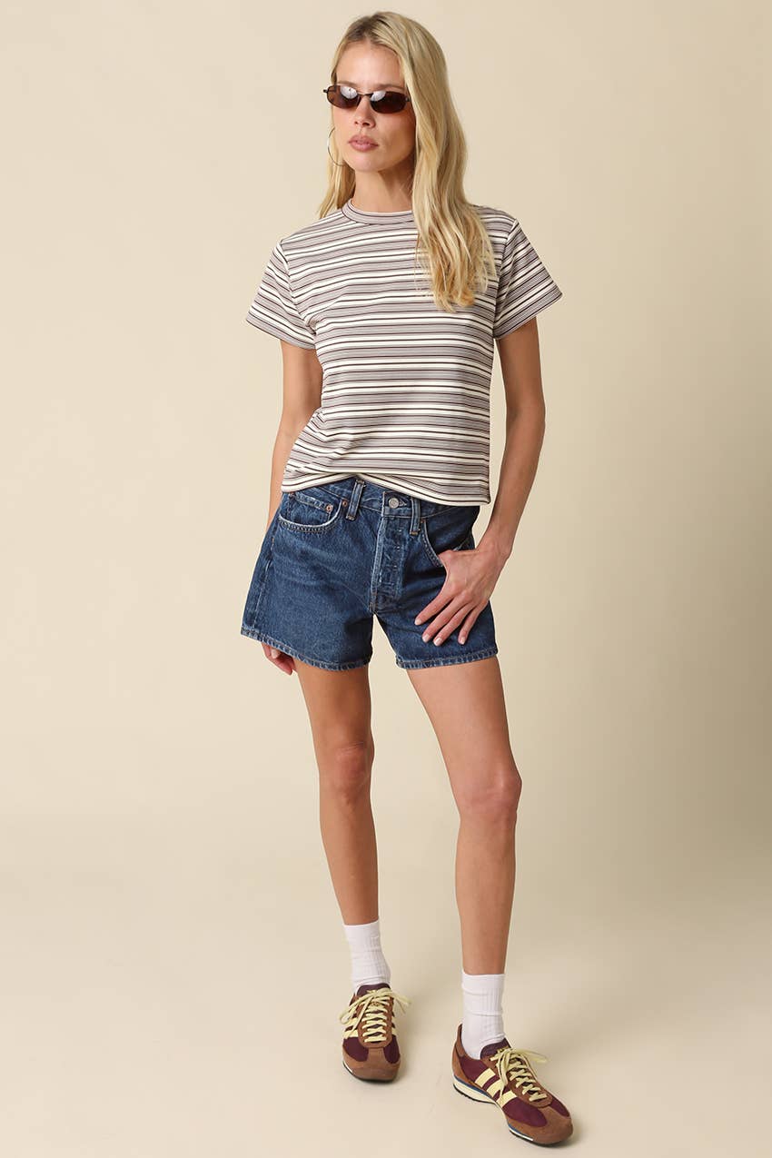 Mila Stripe Tee