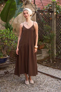 Palmer Pintuck Maxi Dress
