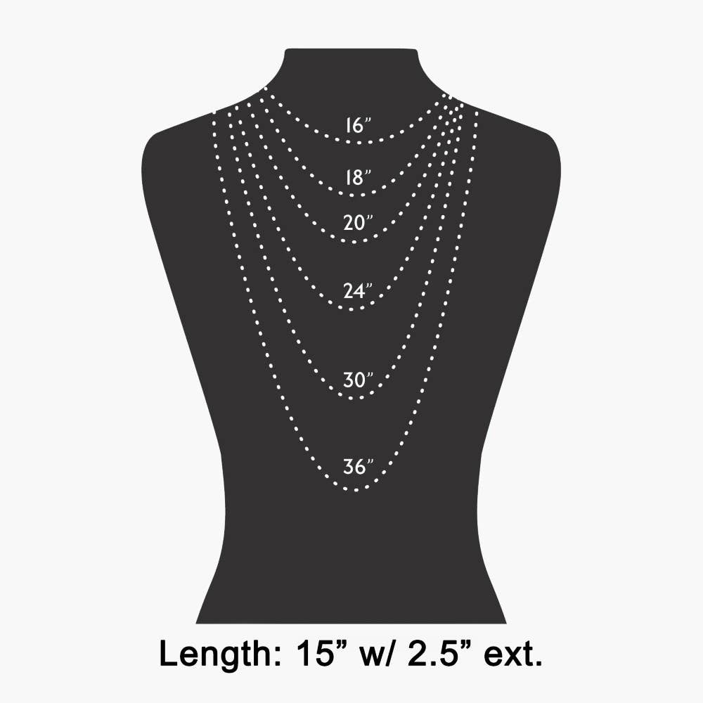 Baguette Pendant Necklace