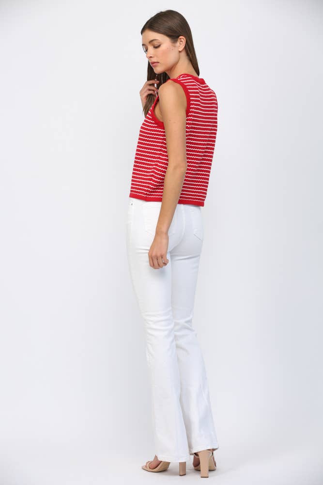 Southern Saturday Sleeveless Sweater