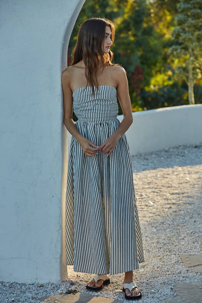 Santorini Stripe Maxi