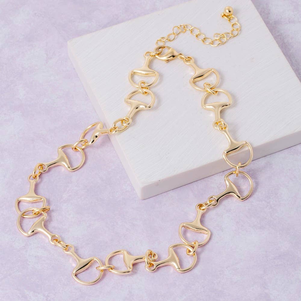 Horse Bit Link Necklace