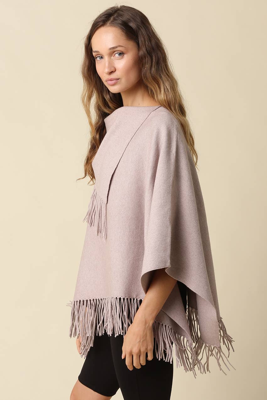 Sophia Fringe Poncho
