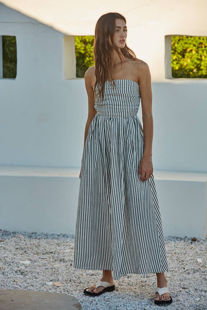 Santorini Stripe Maxi