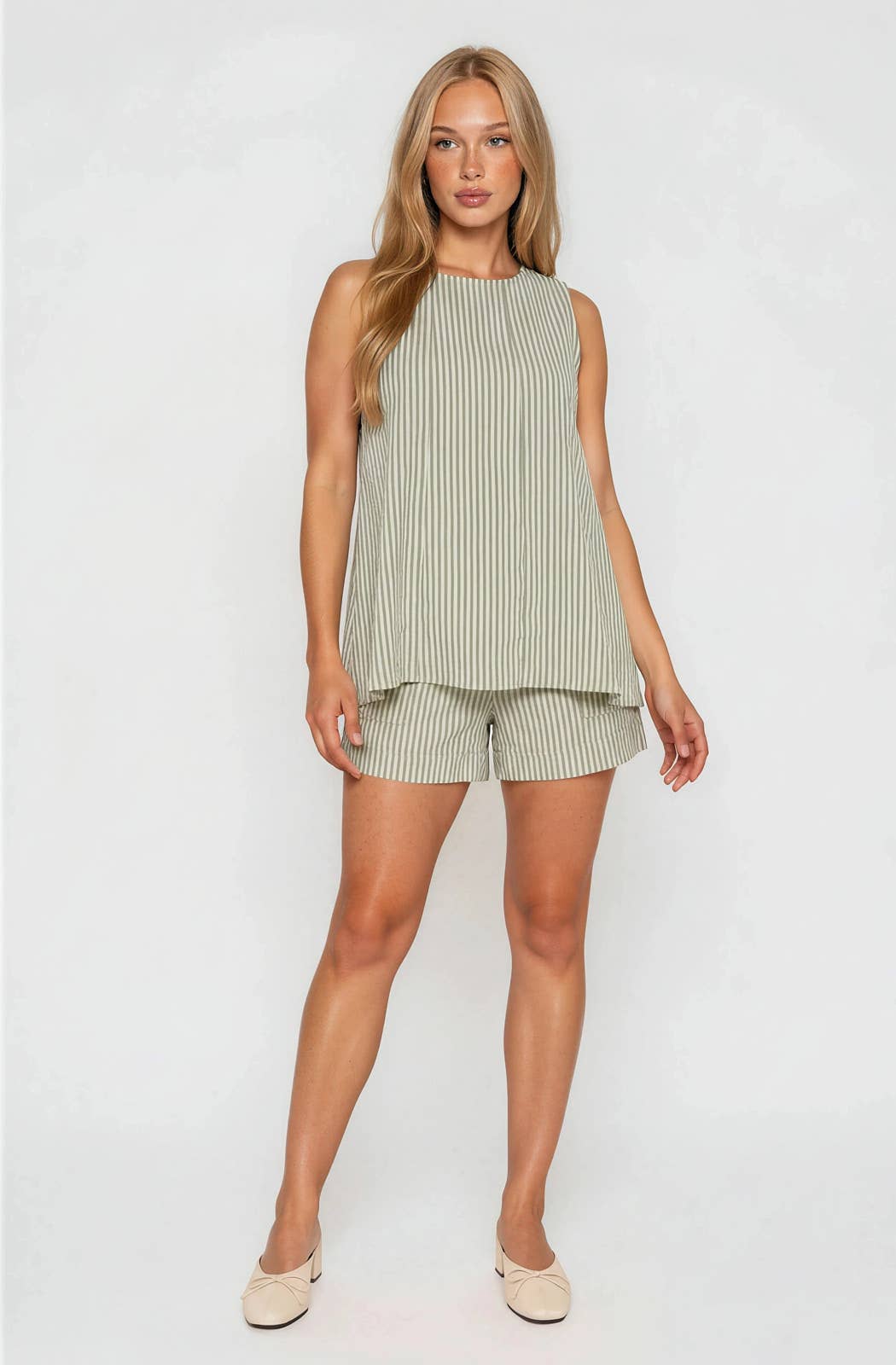 Julia Striped Matching Set
