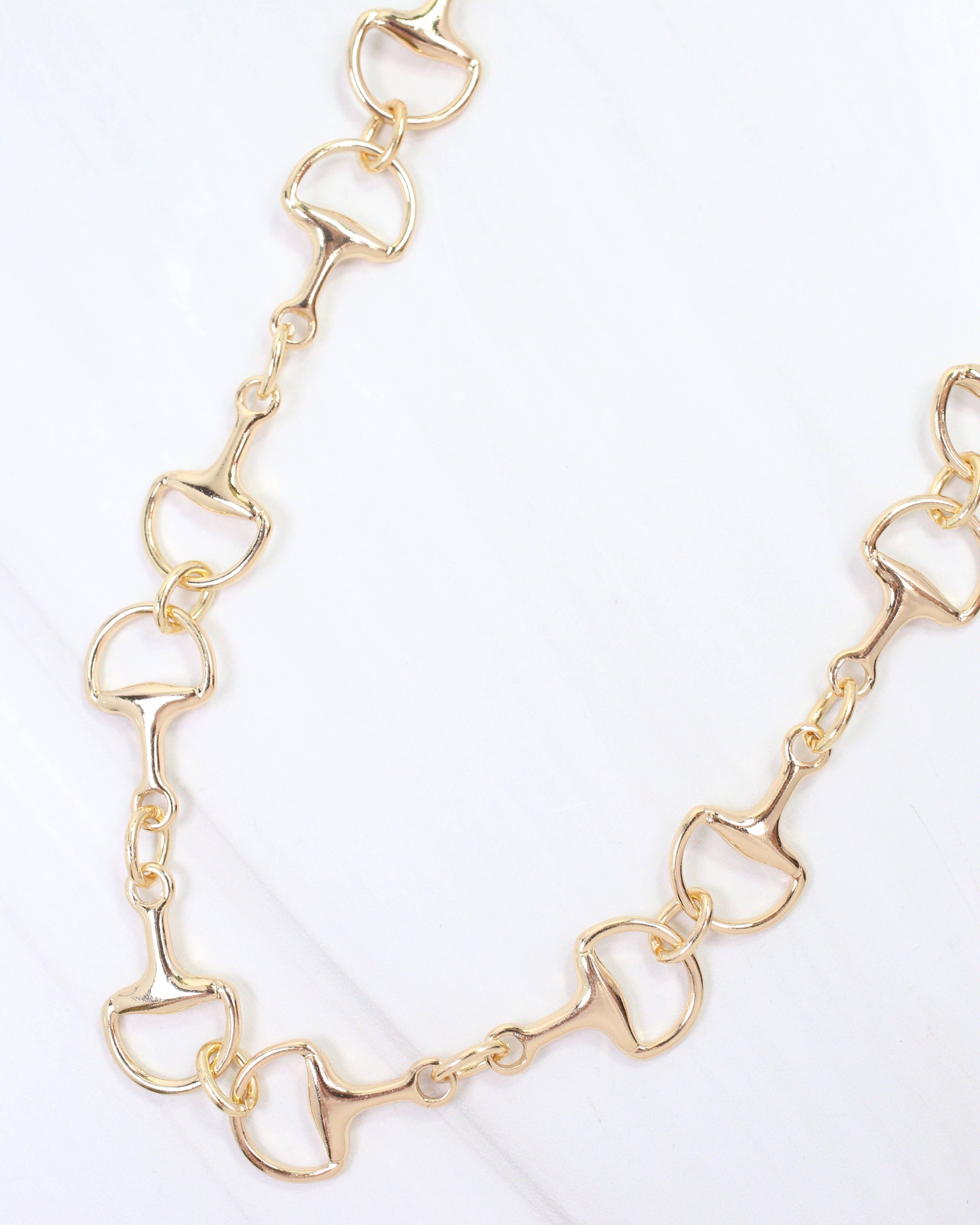 Ryder Horsebit Link Necklace