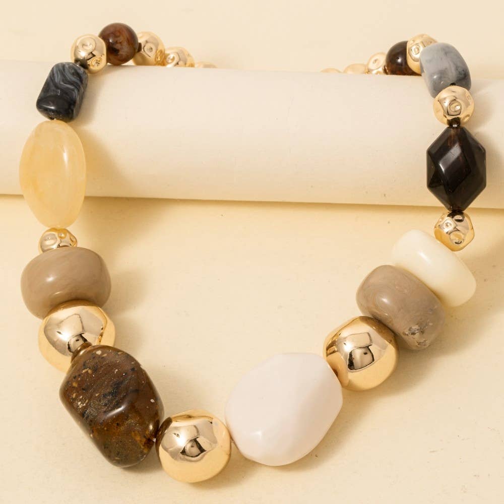 Chunky Resin Statement Necklace