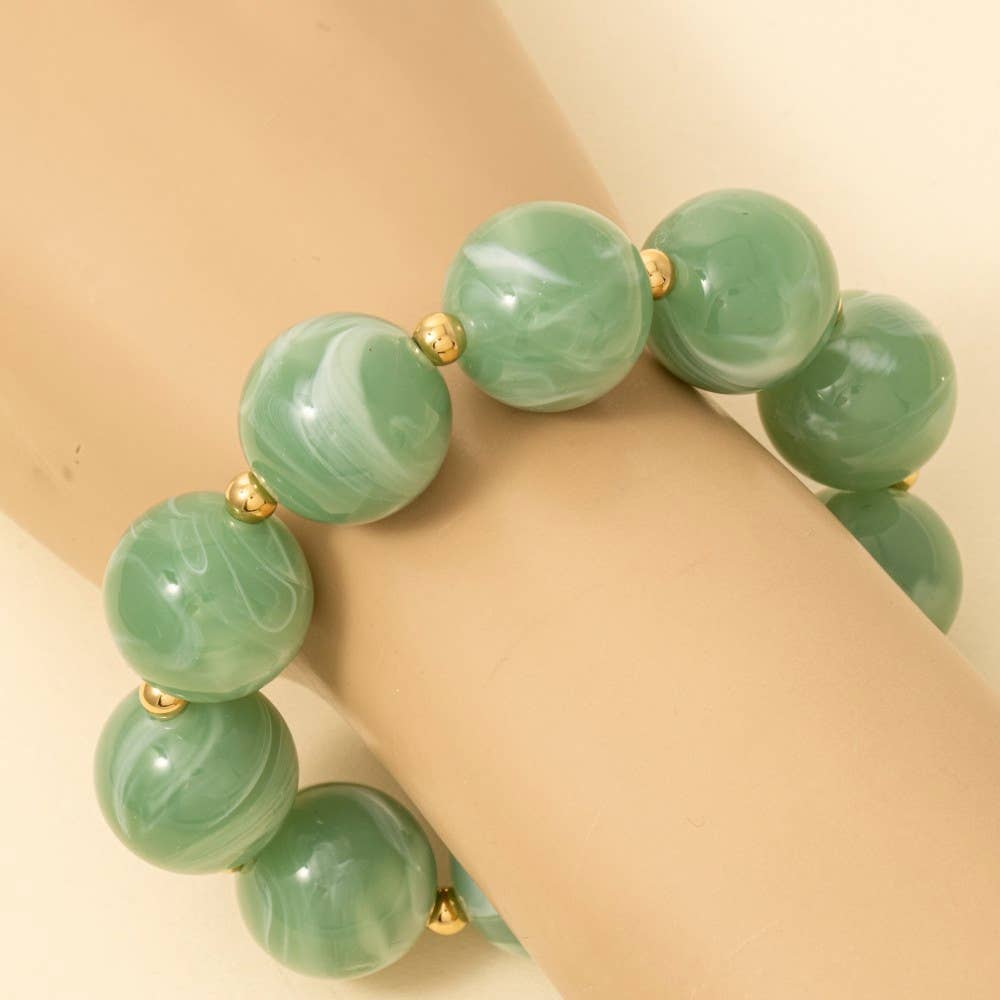 Jade Beaded Bracelet