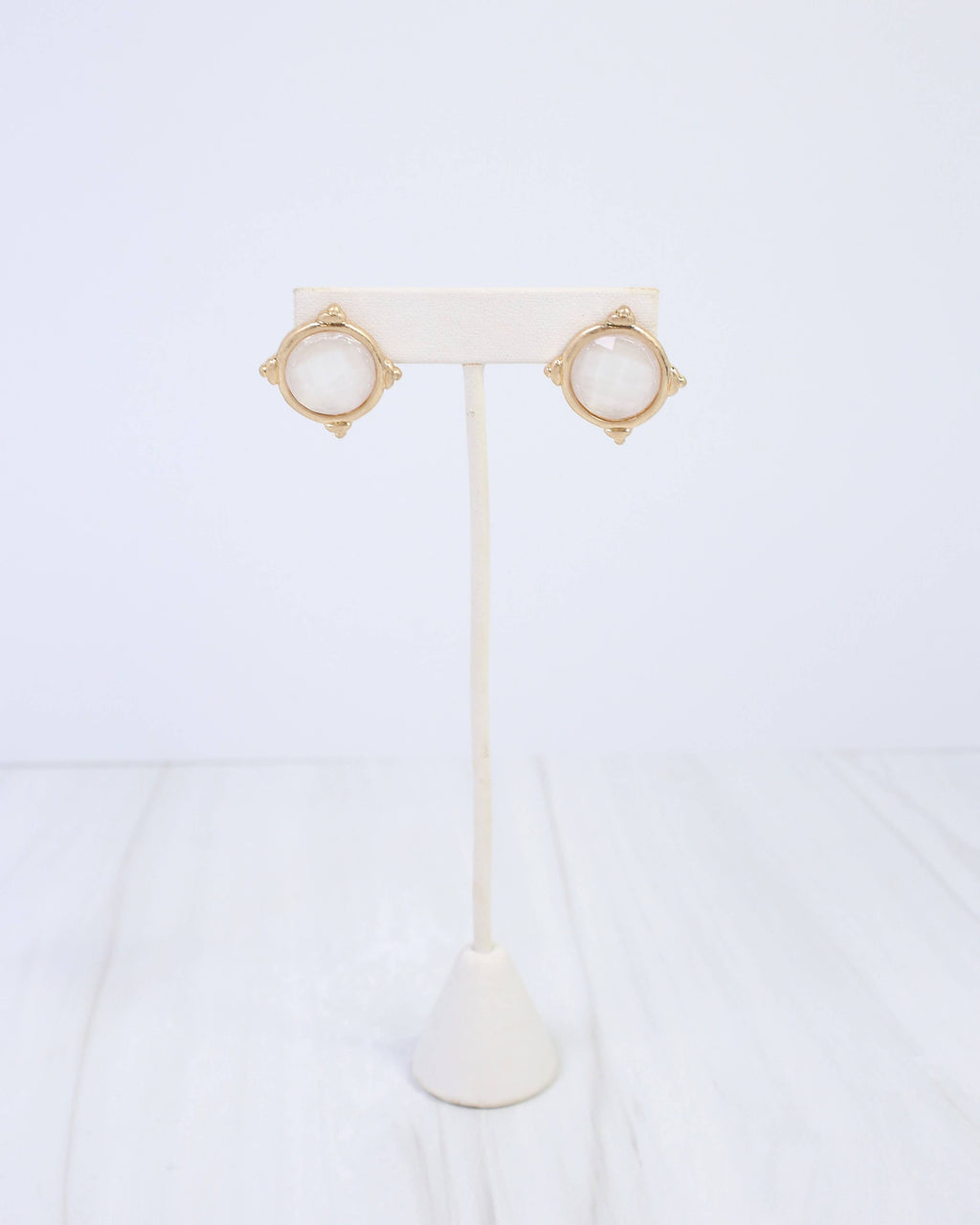 Rochester Facited Stud Earring