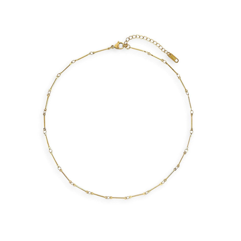Water Resistant Bar Necklace