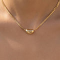 Double Strand Slider Necklace