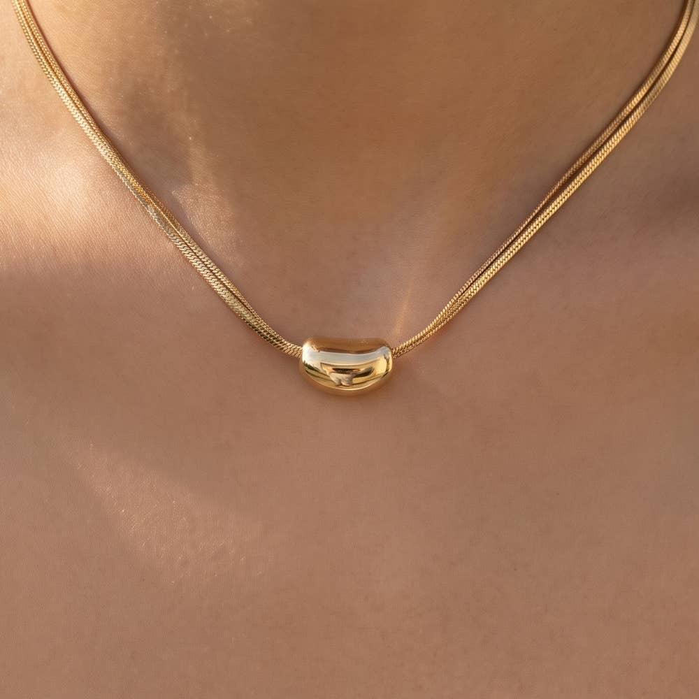 Double Strand Slider Necklace