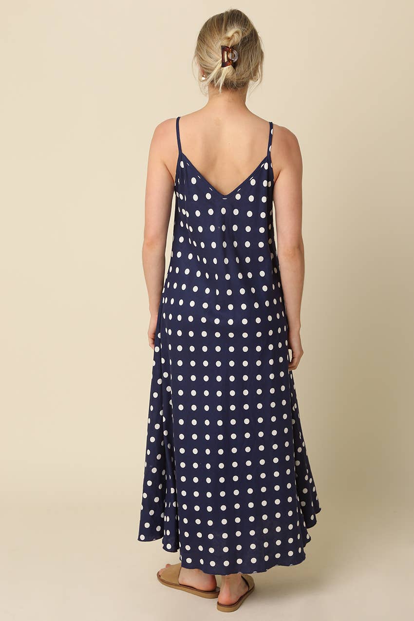 Doris Polka Dot Maxi Dress