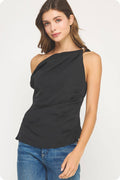 Asymmetric Twisted Bead Top