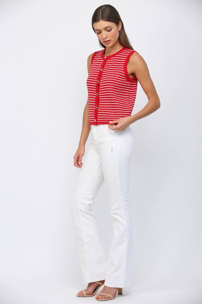 Southern Saturday Sleeveless Sweater