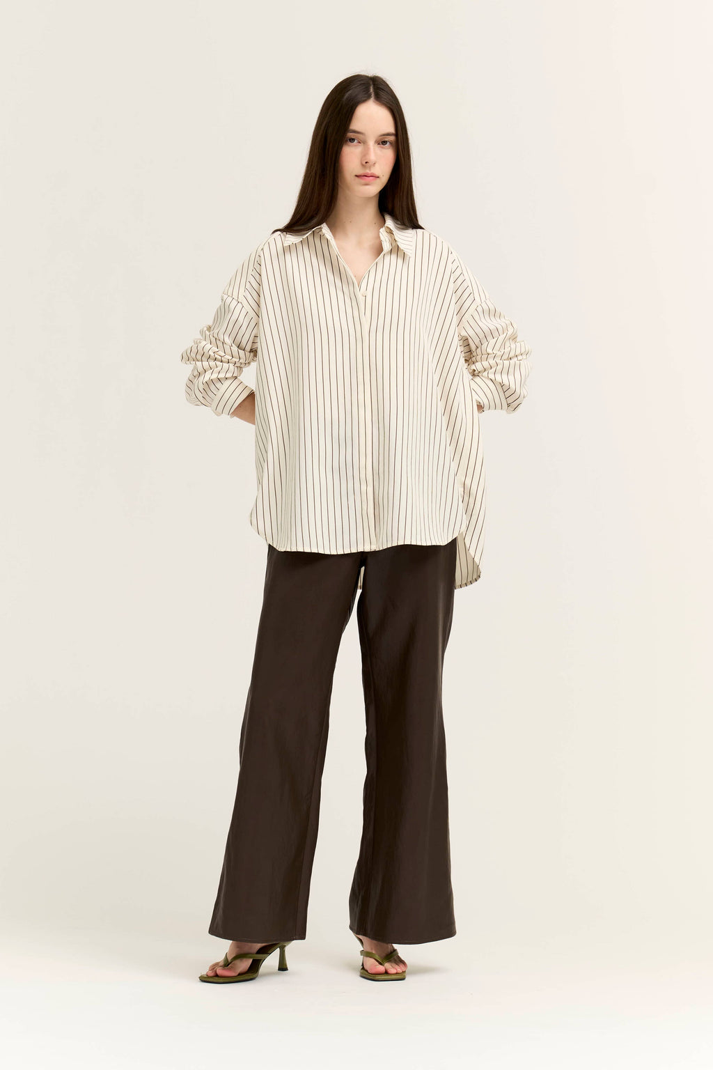 Olivia Everyday Stripe Relaxed Button Down