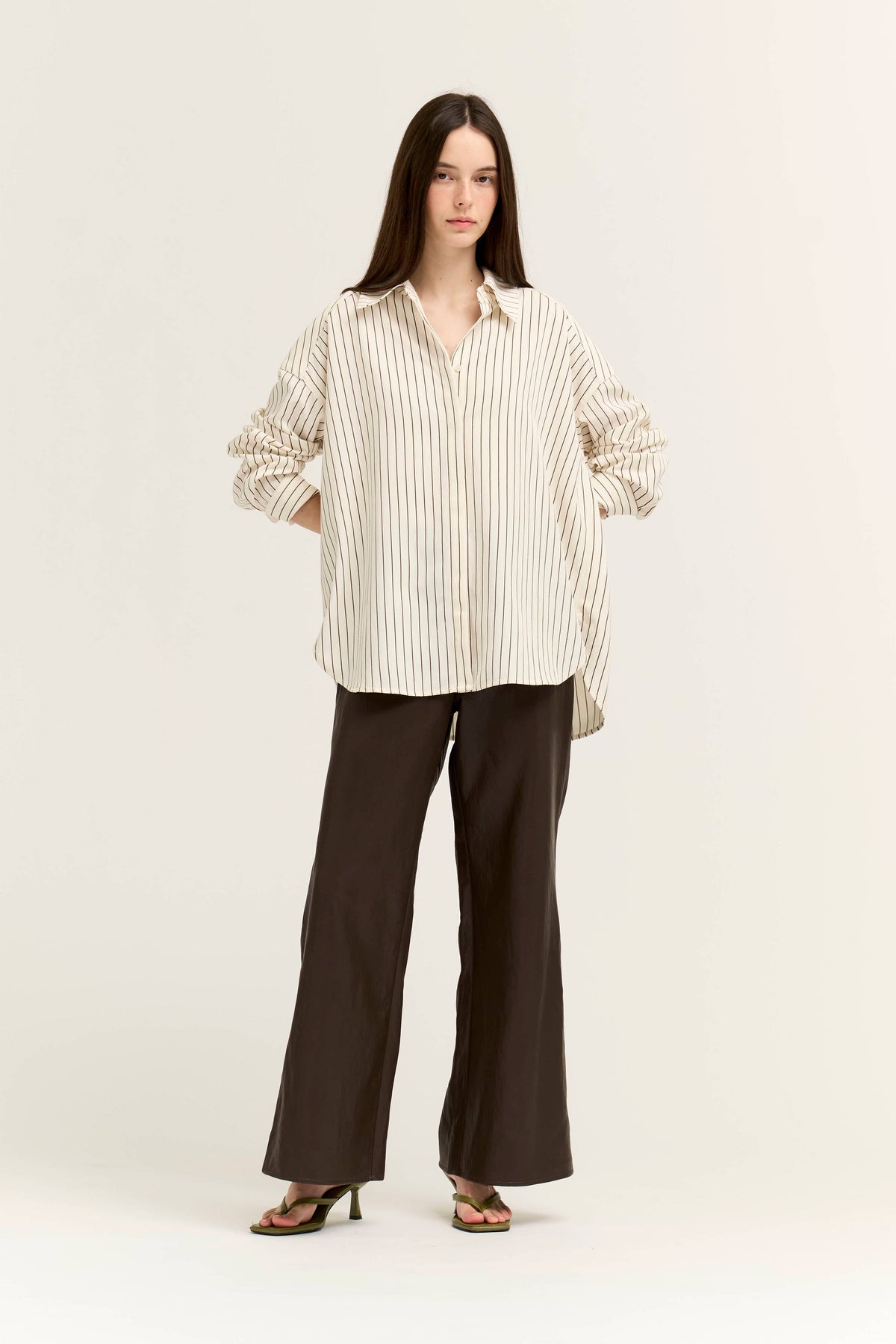 Olivia Everyday Stripe Relaxed Button Down