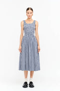 Janice Smocked Gingham Dress