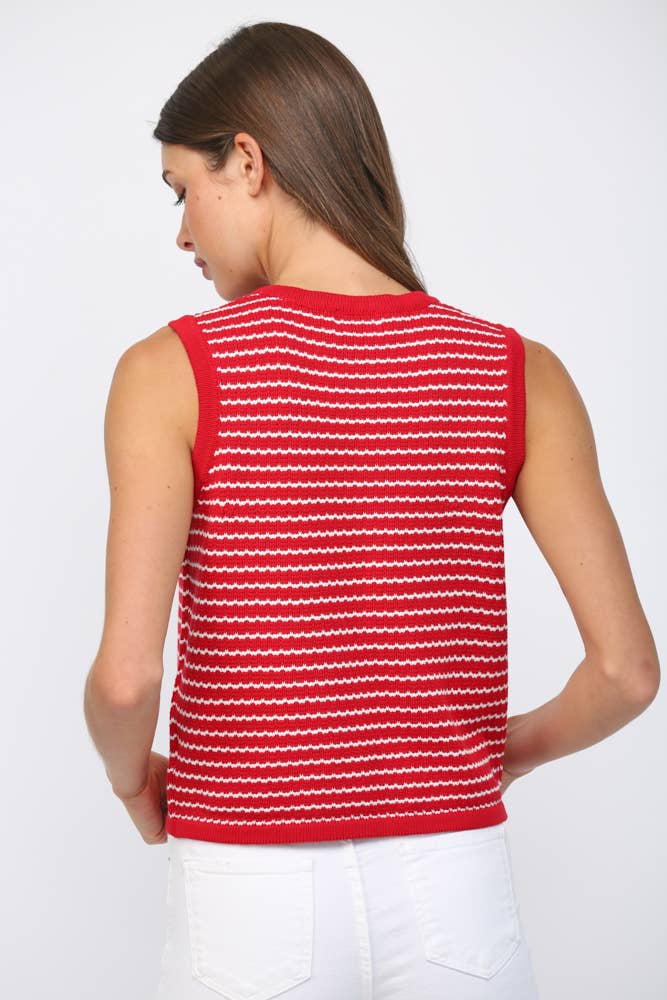 Southern Saturday Sleeveless Sweater