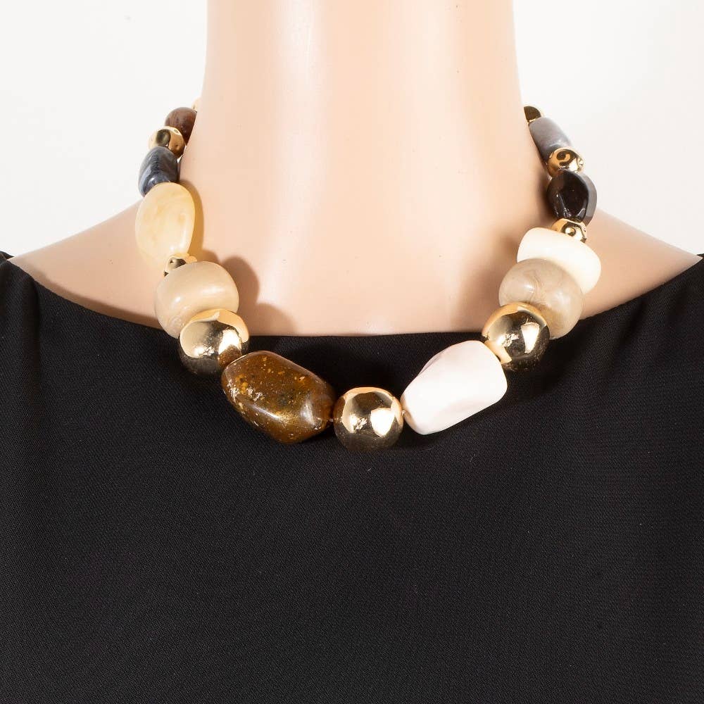 Chunky Resin Statement Necklace