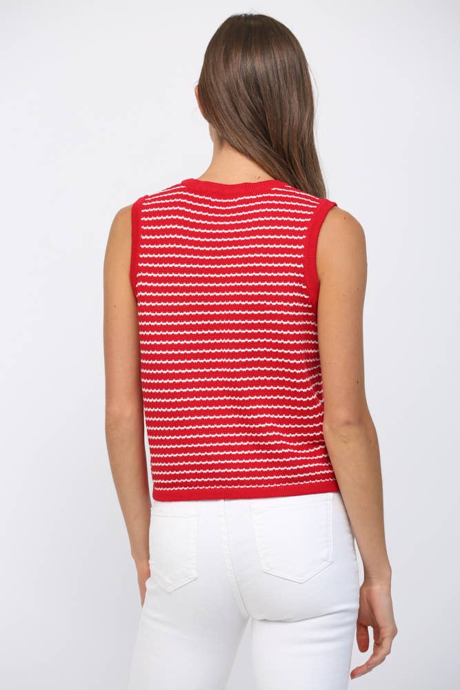 Southern Saturday Sleeveless Sweater