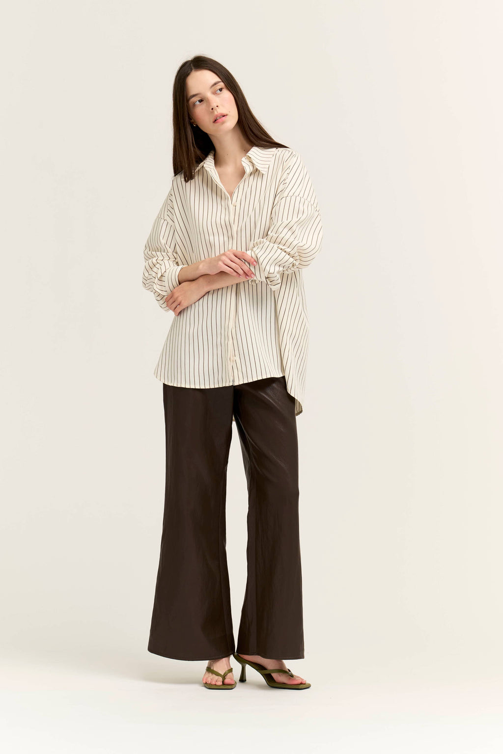 Olivia Everyday Stripe Relaxed Button Down