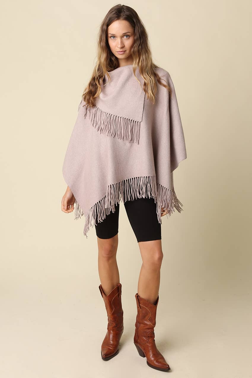 Sophia Fringe Poncho