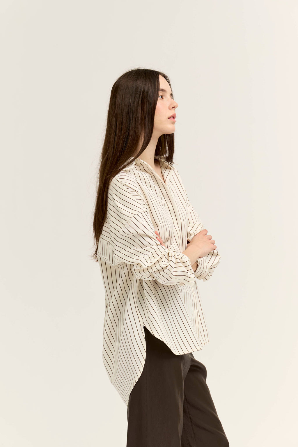Olivia Everyday Stripe Relaxed Button Down