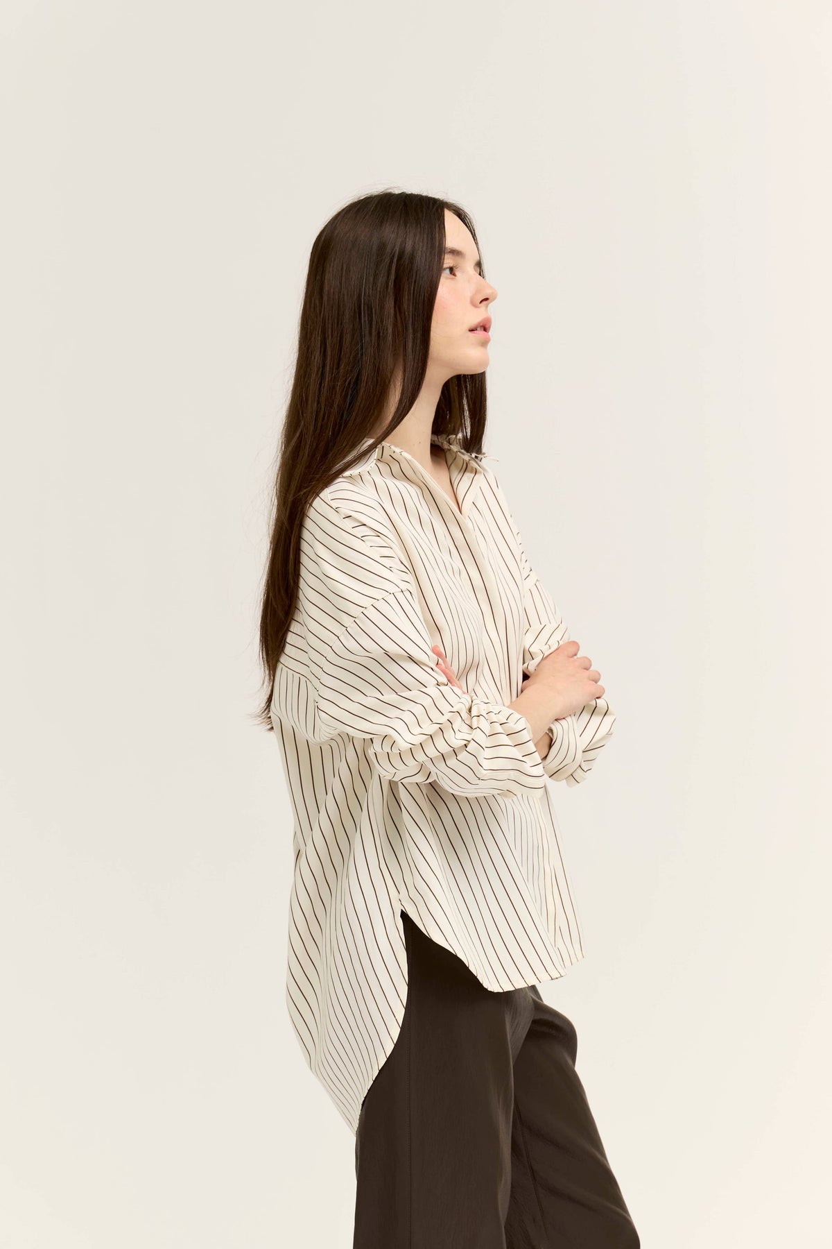 Olivia Everyday Stripe Relaxed Button Down