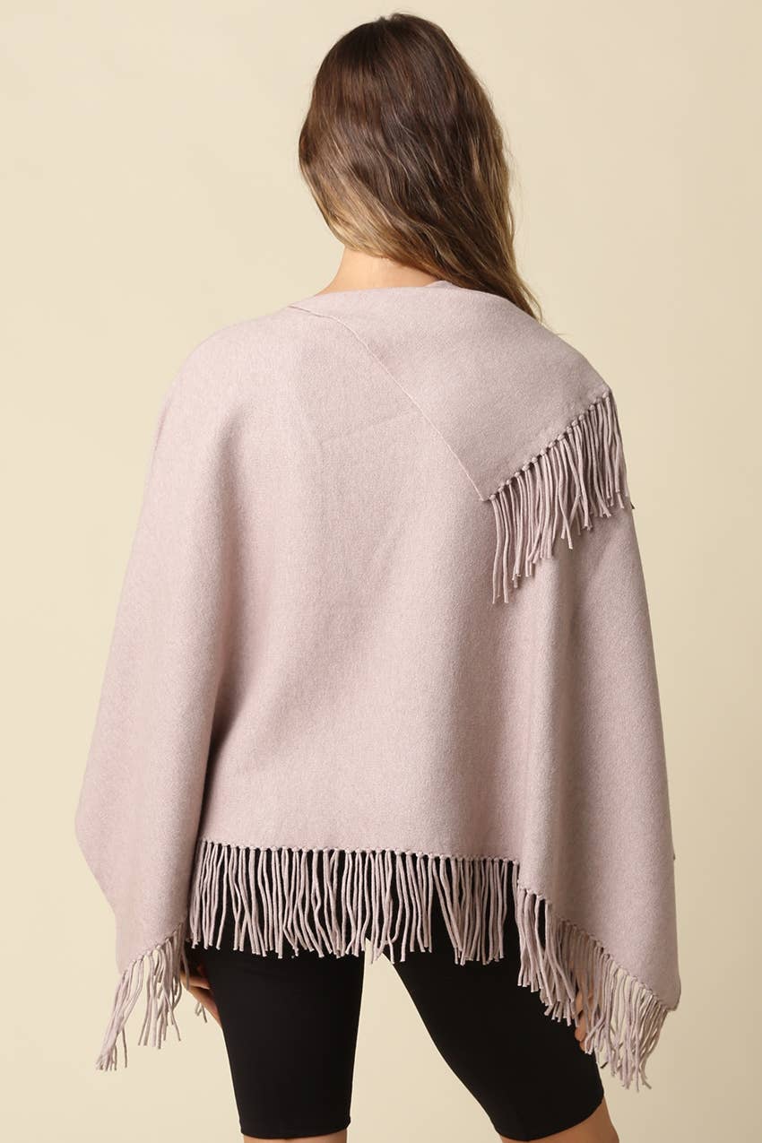 Sophia Fringe Poncho