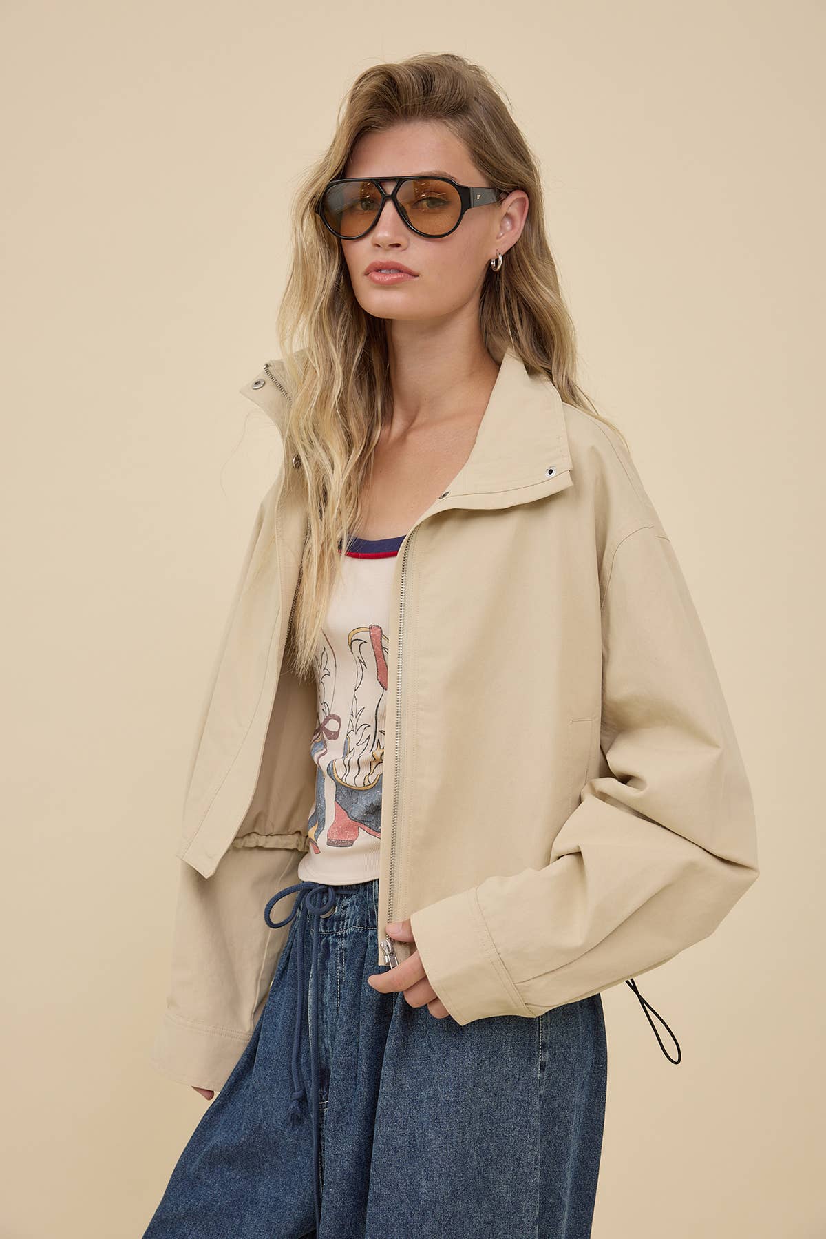 Josie Stand Collar Jacket