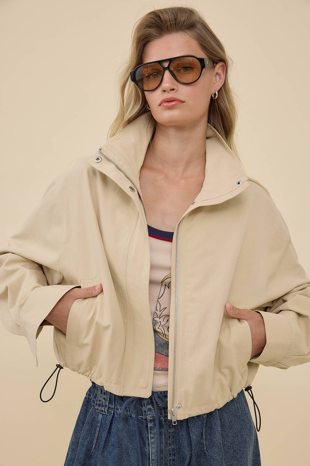 Josie Stand Collar Jacket