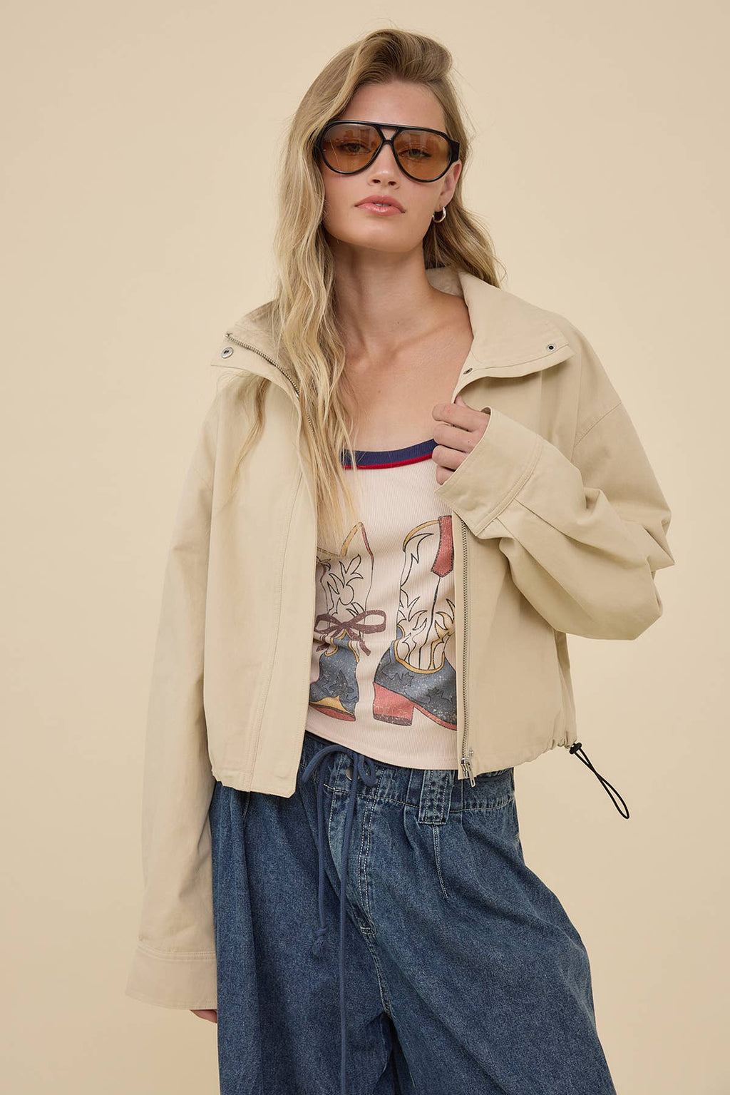 Josie Stand Collar Jacket