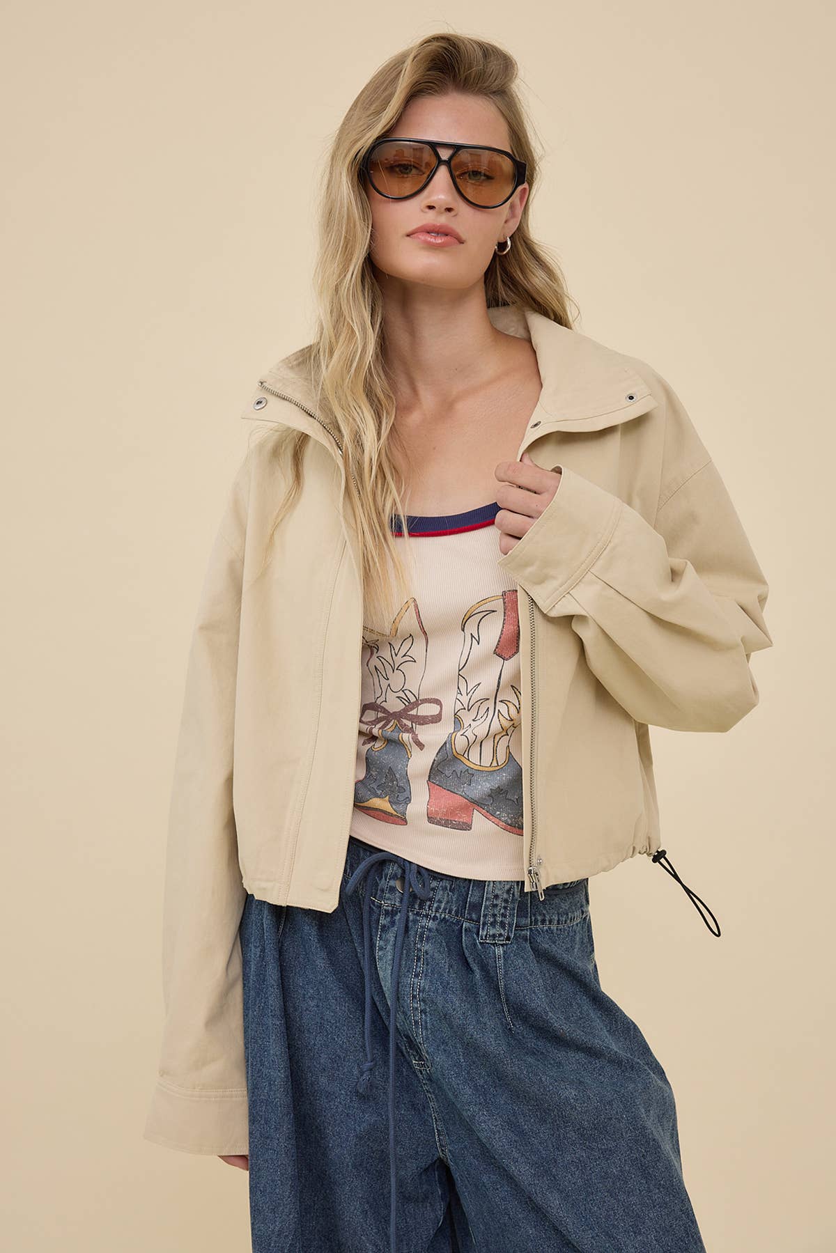 Josie Stand Collar Jacket