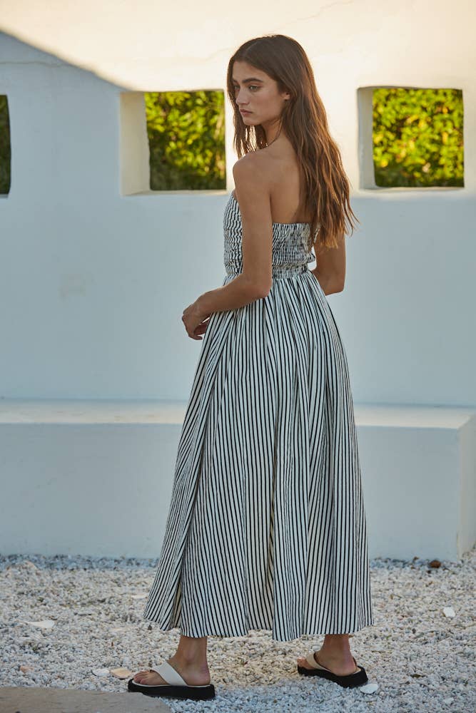 Santorini Stripe Maxi