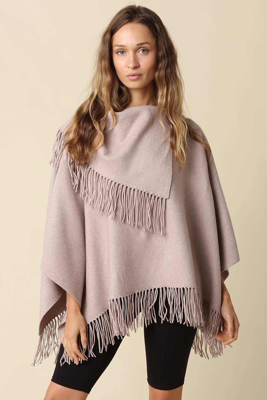 Sophia Fringe Poncho