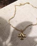 Magnolia Cross Necklace