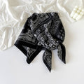 Black Satin Bandana