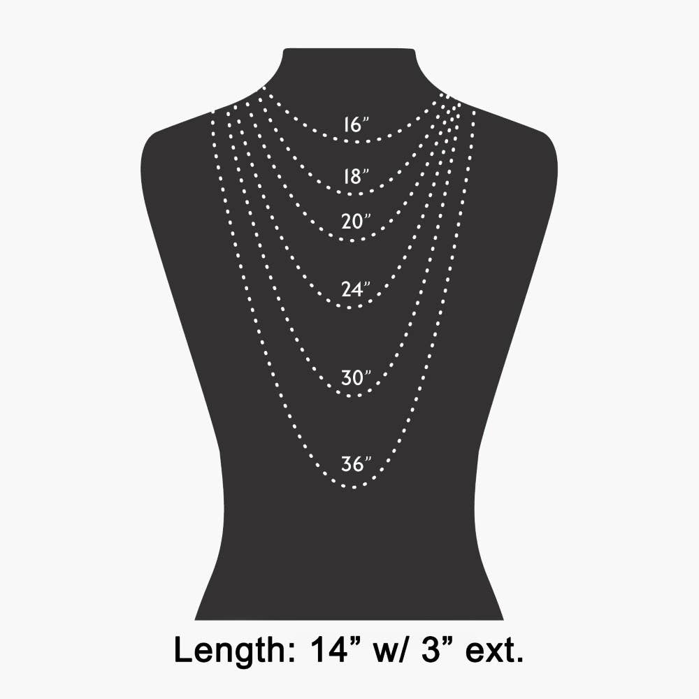 Beaded Coin Necklace